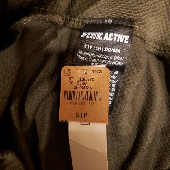 New Victoria's secret Pink "army green" leggings..size small - Picture 2 of 7